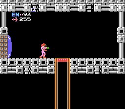 Metroid NES Norfair Elevator