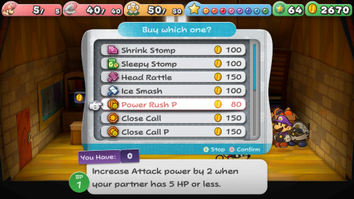 Paper Mario The Thousand Year Door Badges