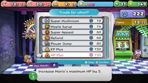 Paper Mario The Thousand Year Door Badges