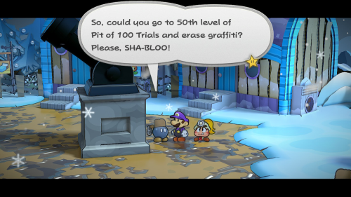 Paper Mario The Thousand Year Door Trouble Center