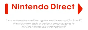 Nintendo Direct Scheduled for August 7