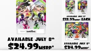 New Splatoon amiibo Wave Announced