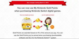 My Nintendo Gold Coins can Now be Used on the Switch eShop