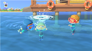 Swimming and Diving Update is Now Available in Animal Crossing New Horizons