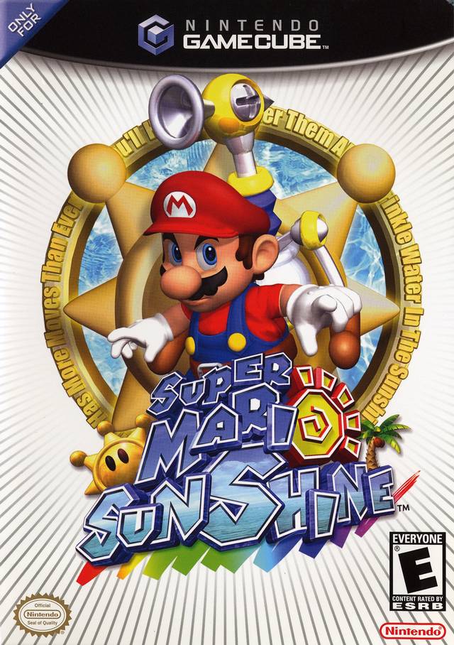 Super Mario Sunshine Box Art