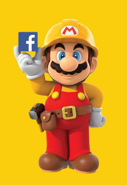 Nintendo Teams Up with Facebook For Super Mario Maker's Launch