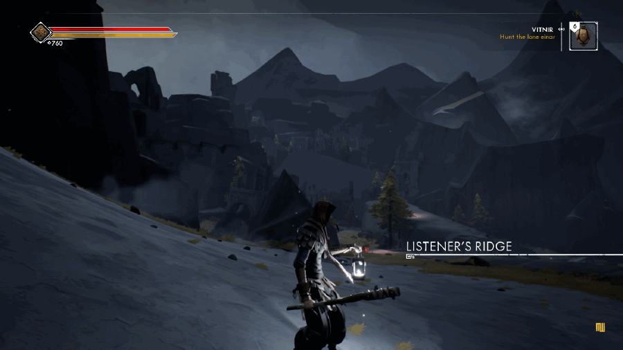 Ashen Listener's Ridge View