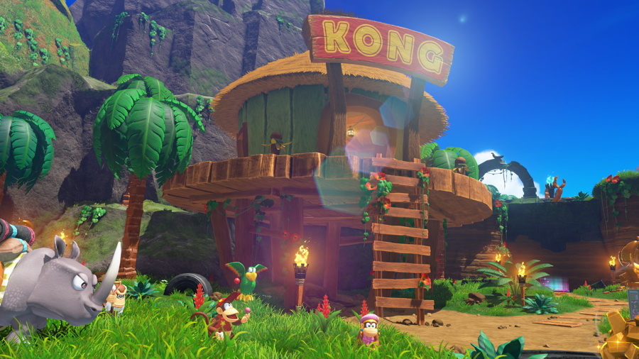 Donkey Kong Bananza DK Island Emerald Rush