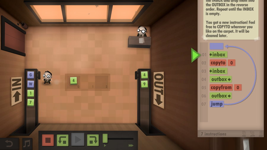 Human Resource Machine Screenshot