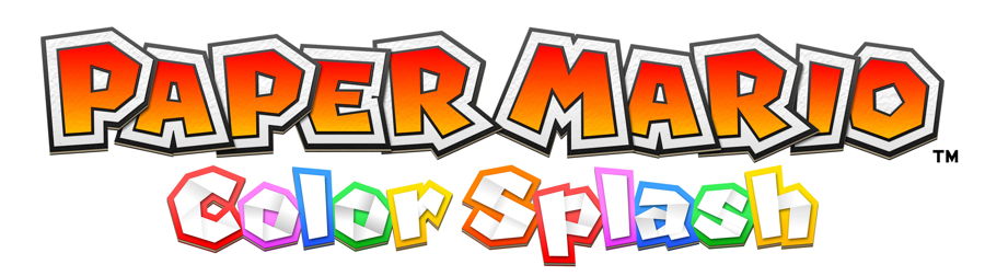 Paper Mario Color Splash Logo
