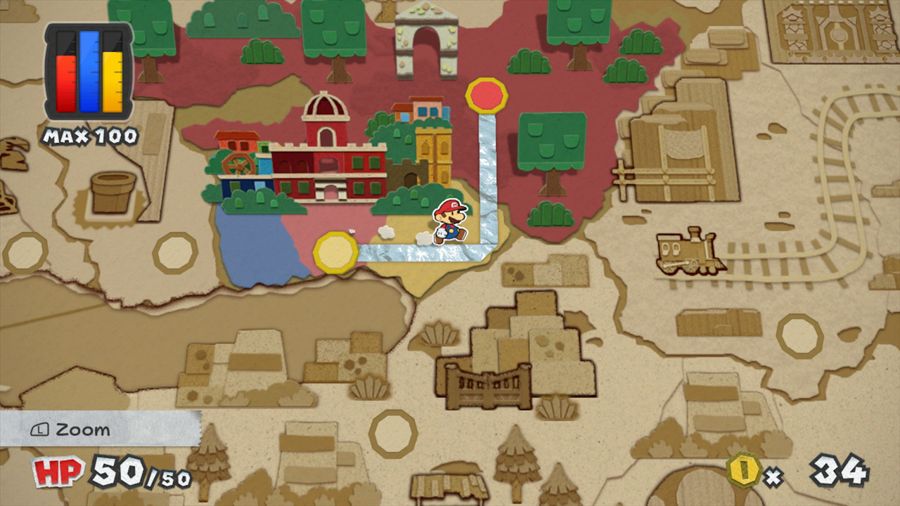 Paper Mario Color Splash Screenshot