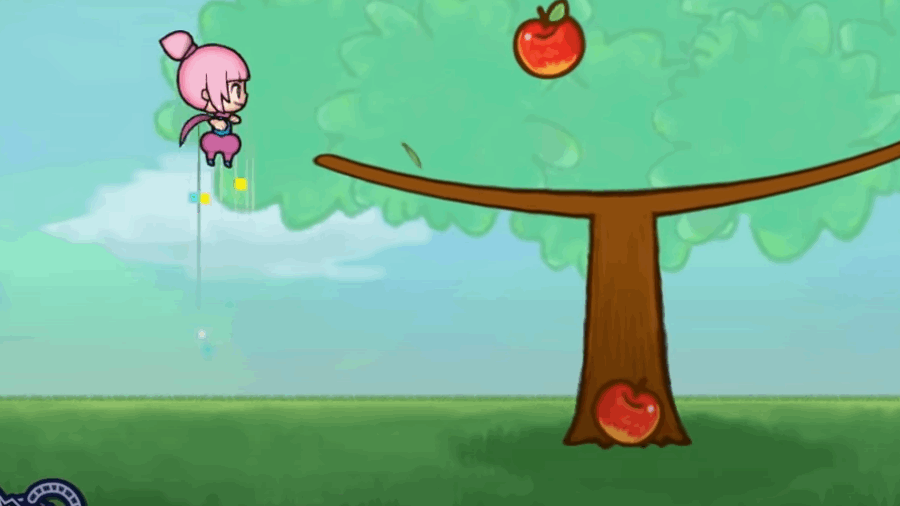 WarioWare Shooting Apples Minigame