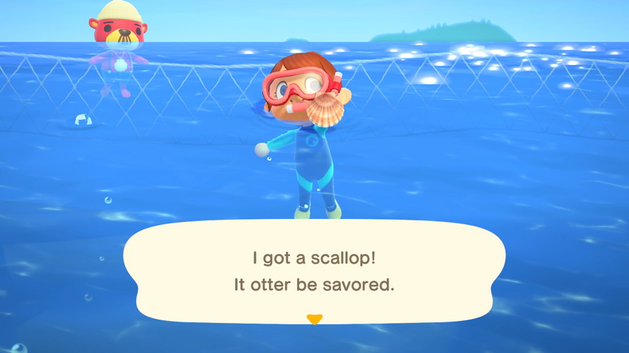 Animal Crossing Diving Update